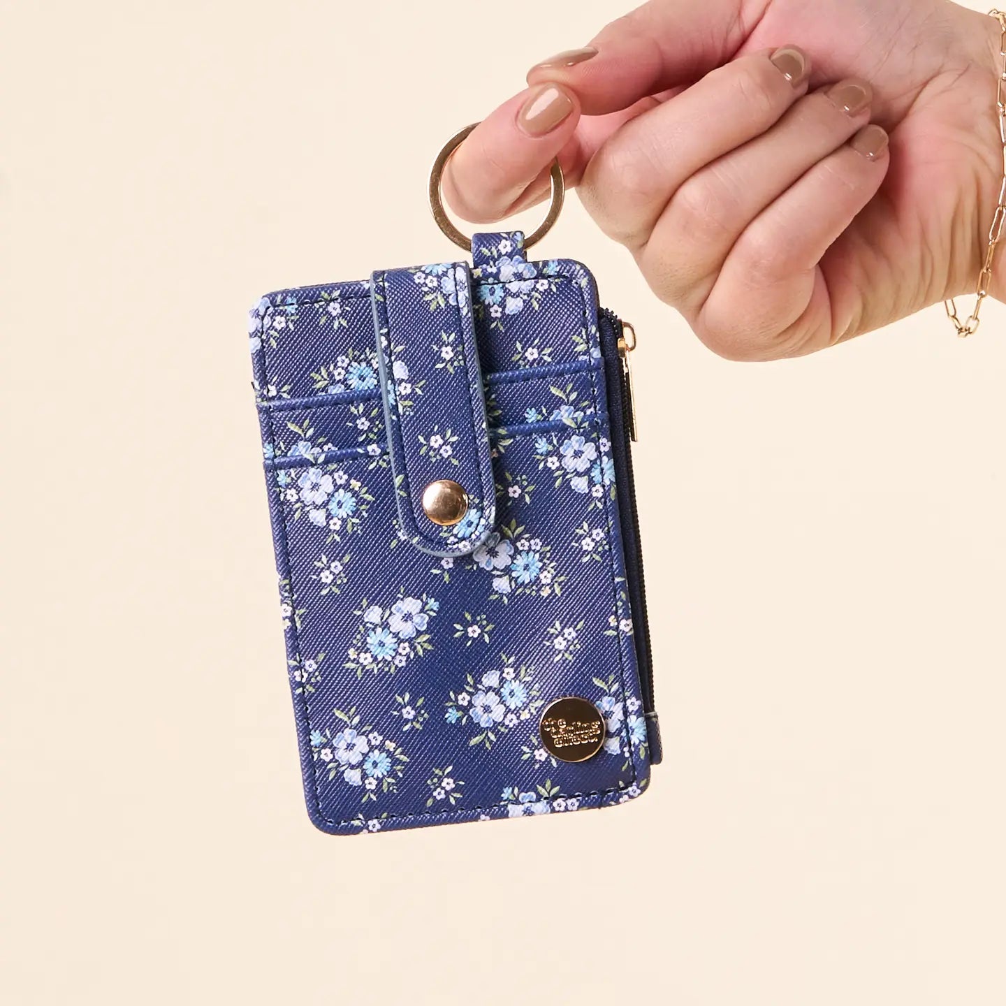 Keychain Wallet - Daydream Navy