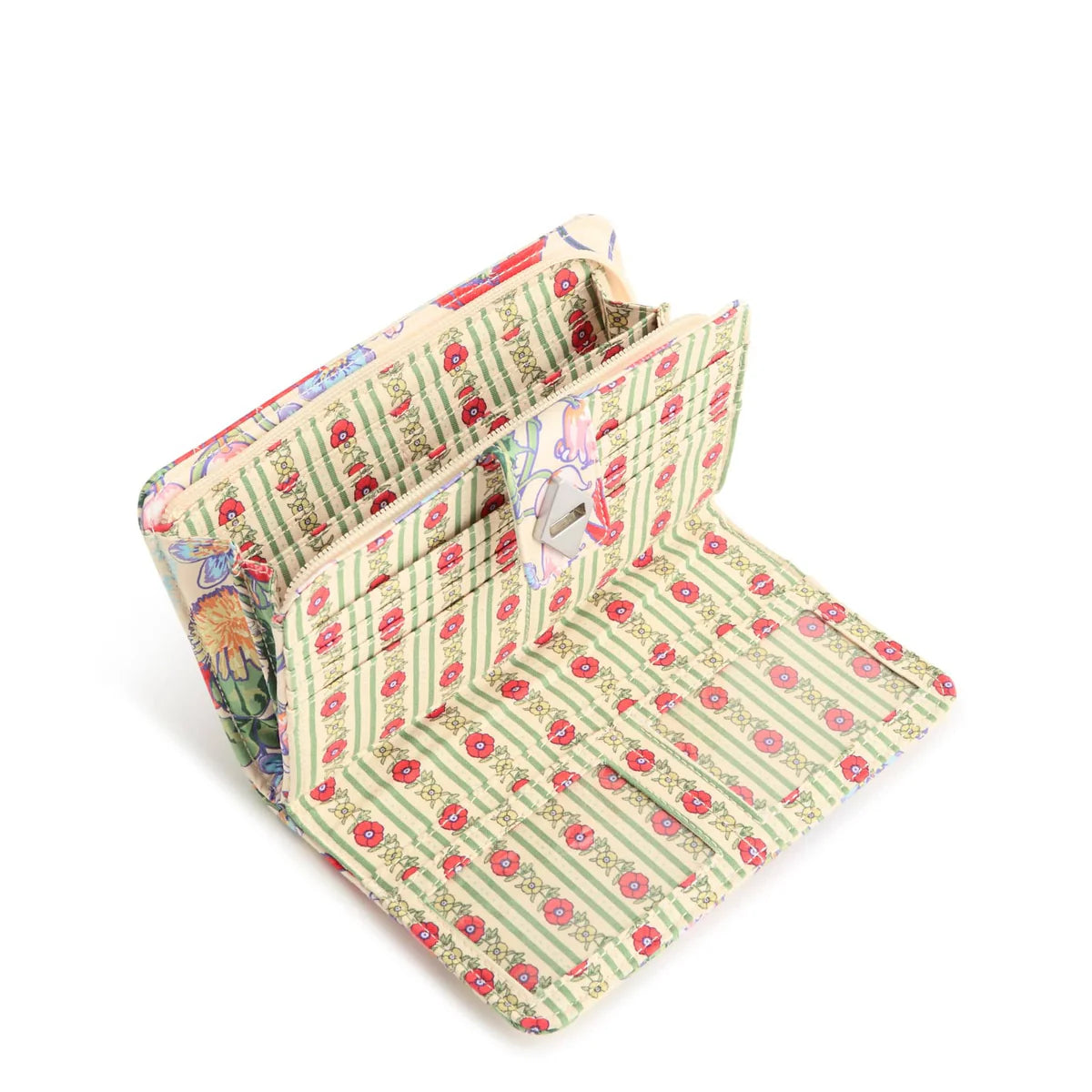 Turnlock Wallet - All The Pretty Wildflowers