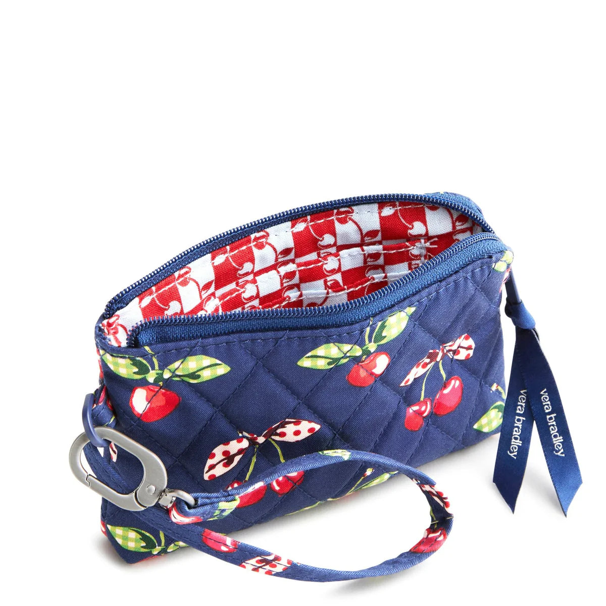 Clip & Zip Wallet - Cherry