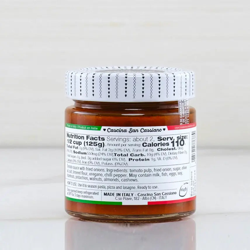 Italian Pizza Sauce W/ Fried Onions