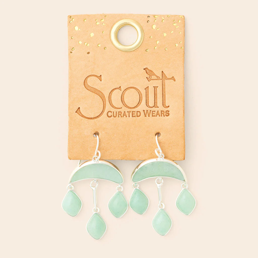 Crescent Drop Earrings