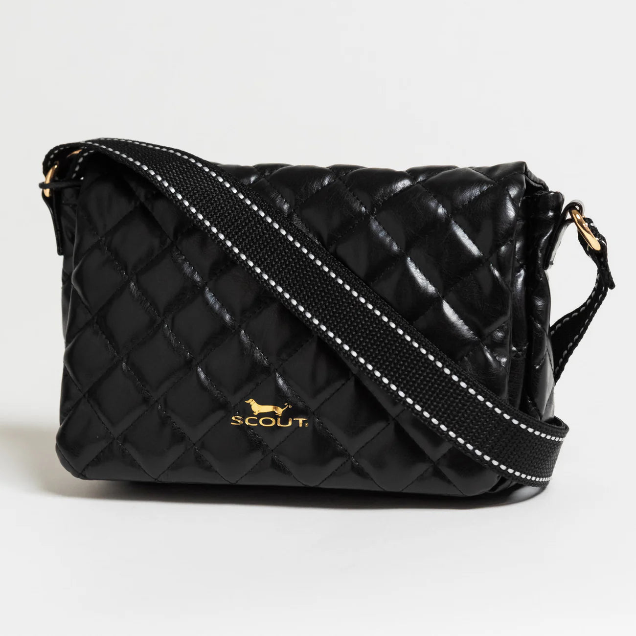 After Hours Crossbody Bag - Black Quilted