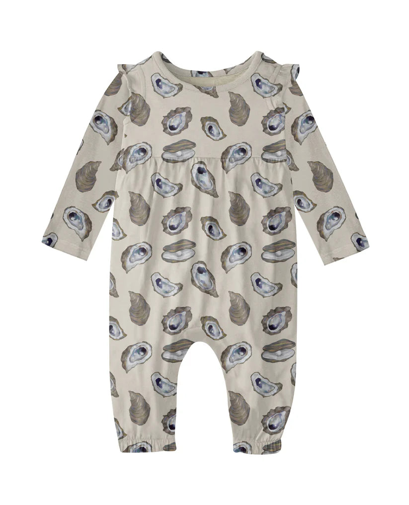 Long Sleeve Flutter Romper