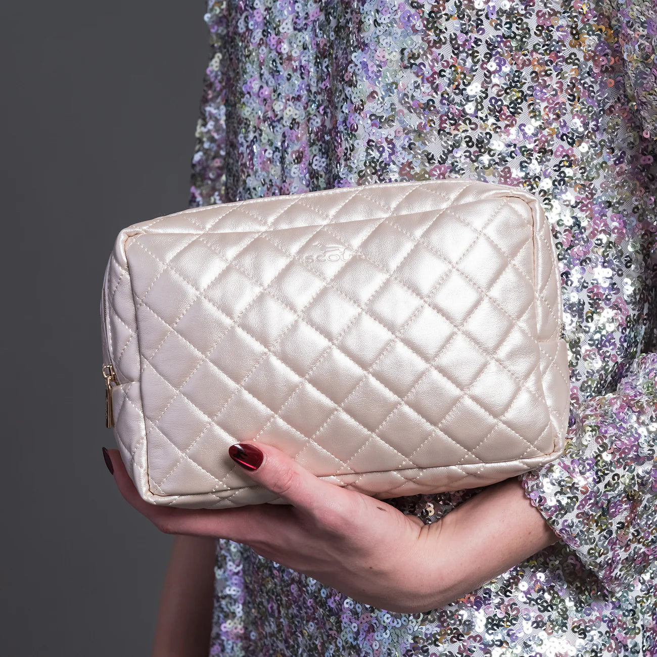 2-Way Bag - Champagne Quilted
