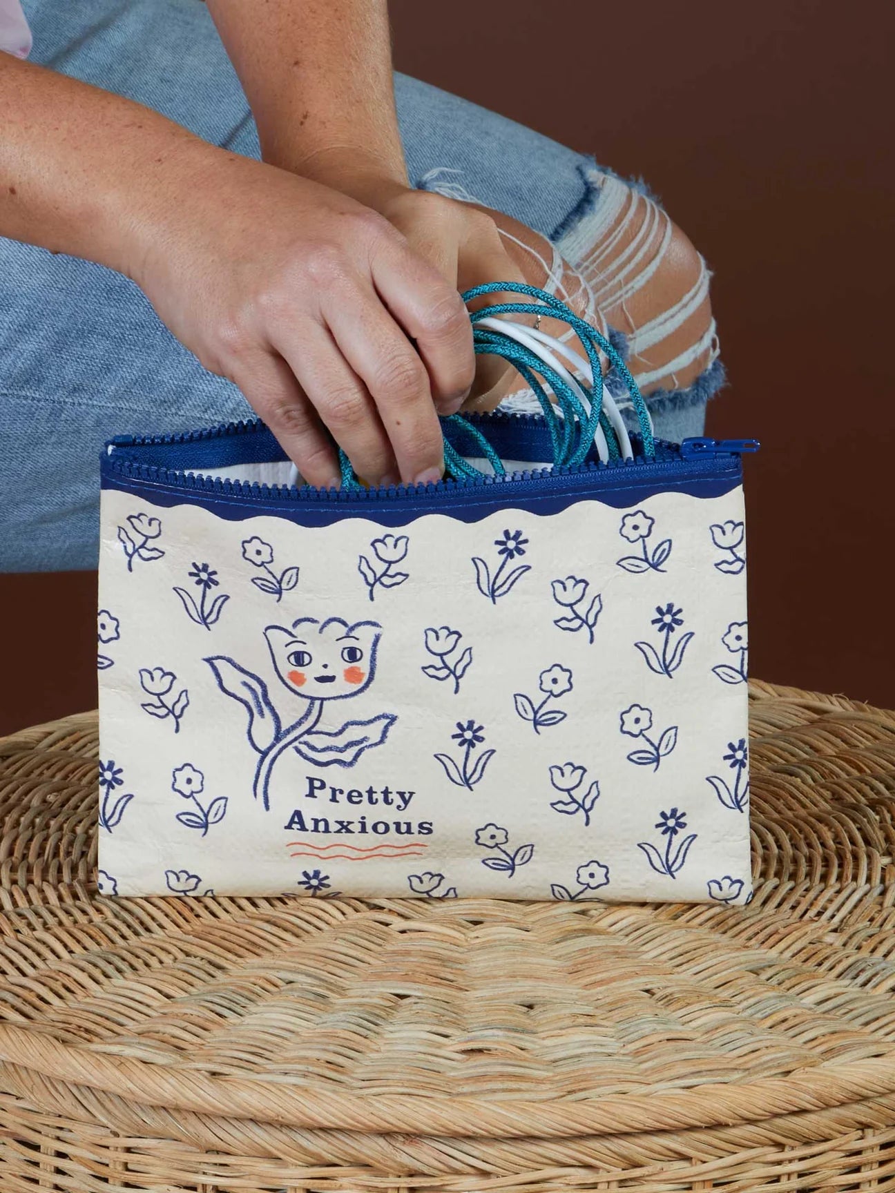 Pretty Anxious Zip Pouch