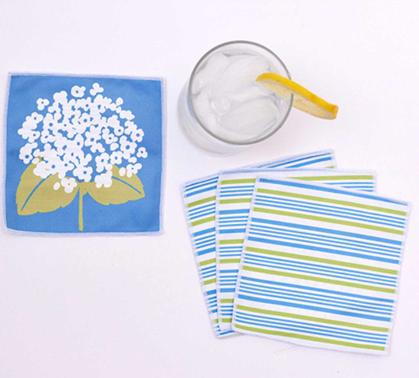 Hydrangea Paper Cocktail Napkin