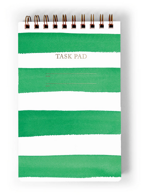 Green Stripe Task Pad