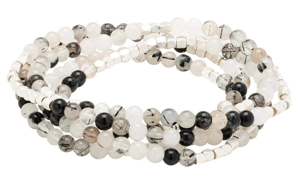 Stone Wrap: Tourmalinated Quartz - Stone of Protection