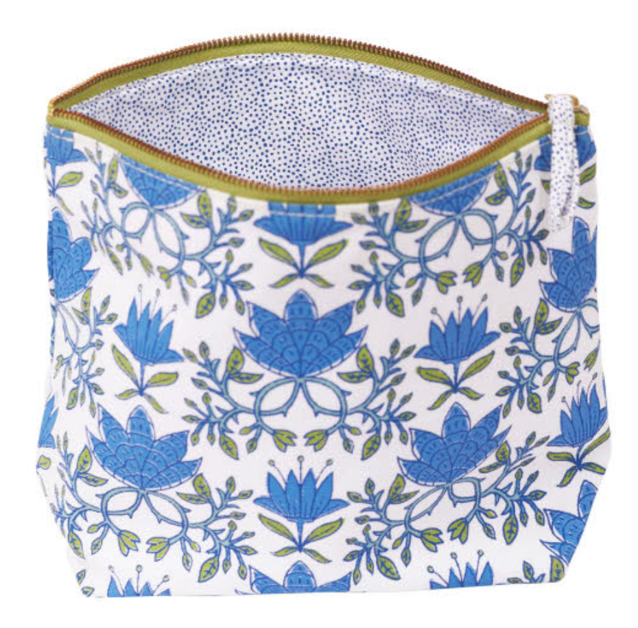 Tilly Blue Green Pouch - Large