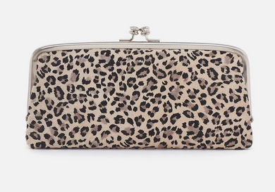 Cora Large Frame Wallet - Mini Leopard
