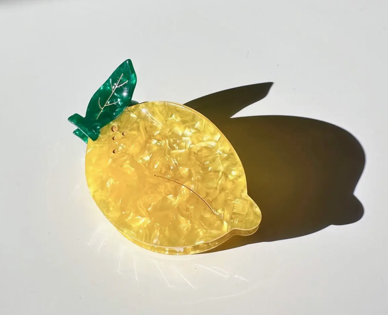 Lemon Fruit Hair Clip