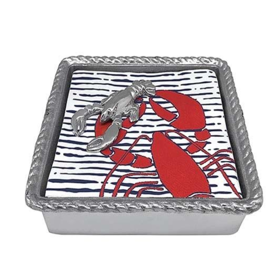 Lobster Rope Napkin Box