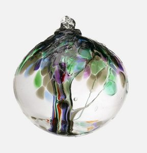 Tree of Strength Glass Ornament - 2"