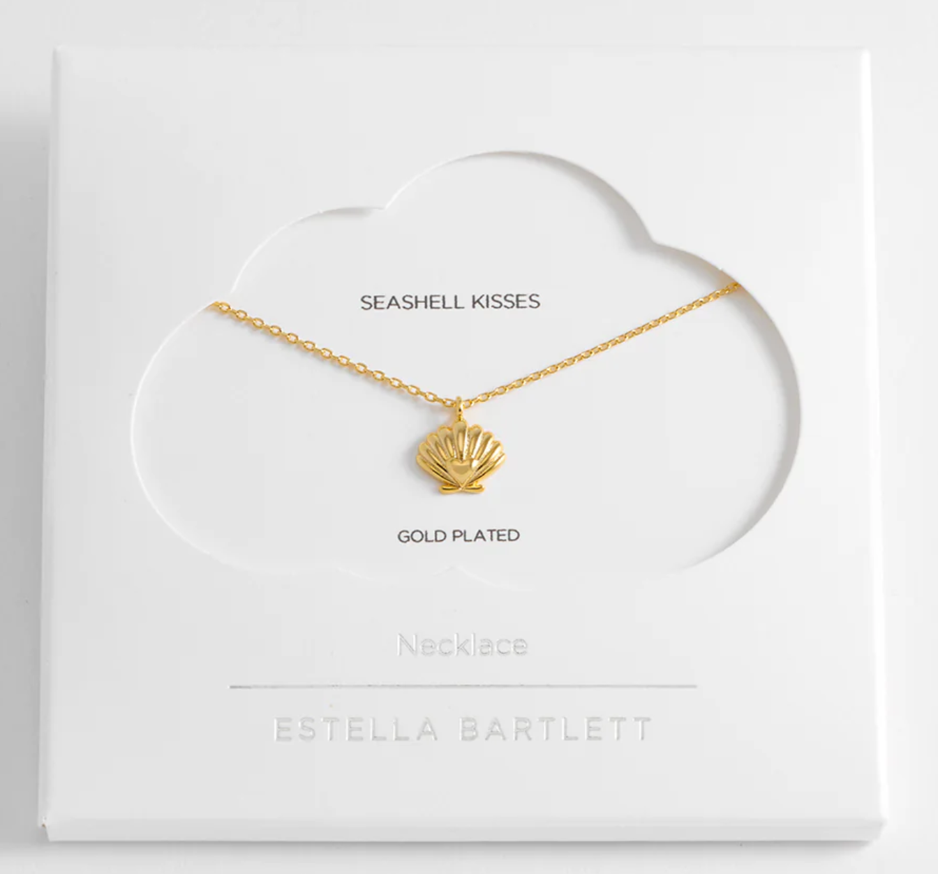 Scallop Heart Necklace