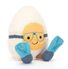 Load image into Gallery viewer, Amuseable Boiled Egg Scuba Plush Toy