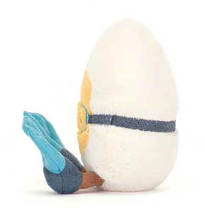 Amuseable Boiled Egg Scuba Plush Toy
