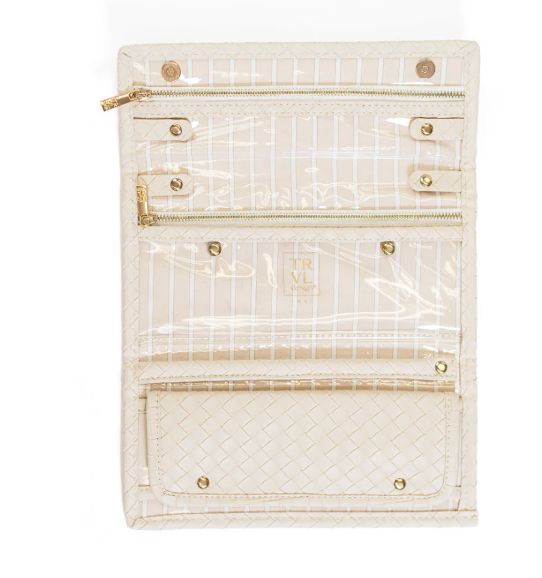 Luxe Woven Jewelry Roll