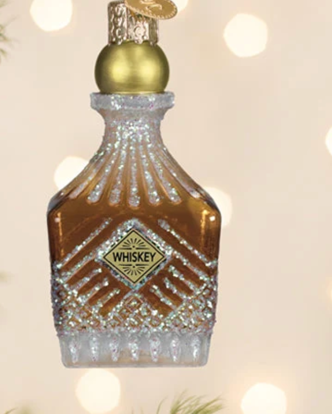 Whiskey Bottle Decanter Ornament