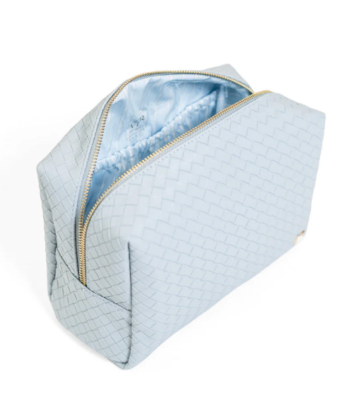 Luxe Woven Everyday Cosmetic Bag