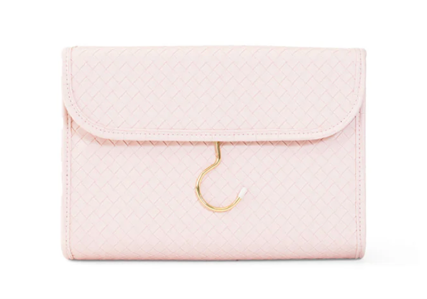 Luxe Woven Hanging Toiletry Bag
