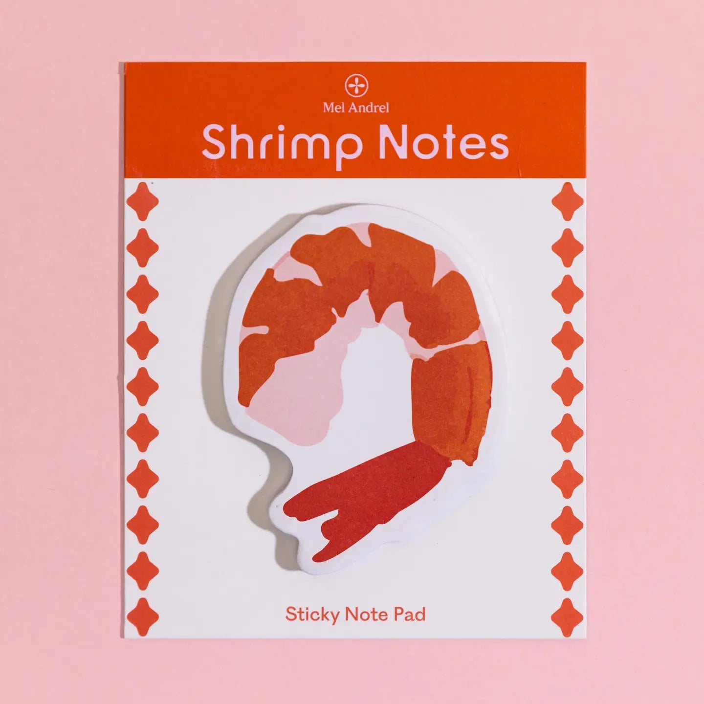 Die Cut Stickie Note - Shrimp