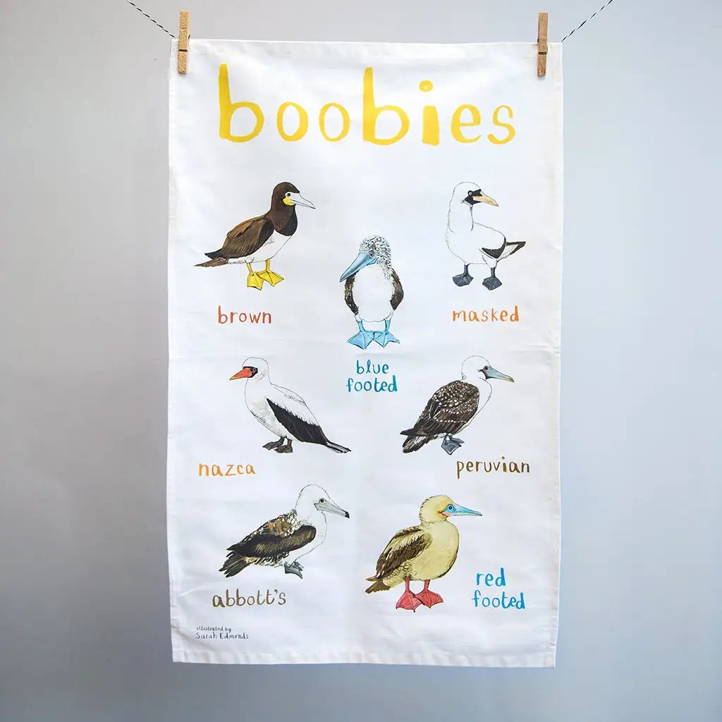 Tea Towel - Boobies