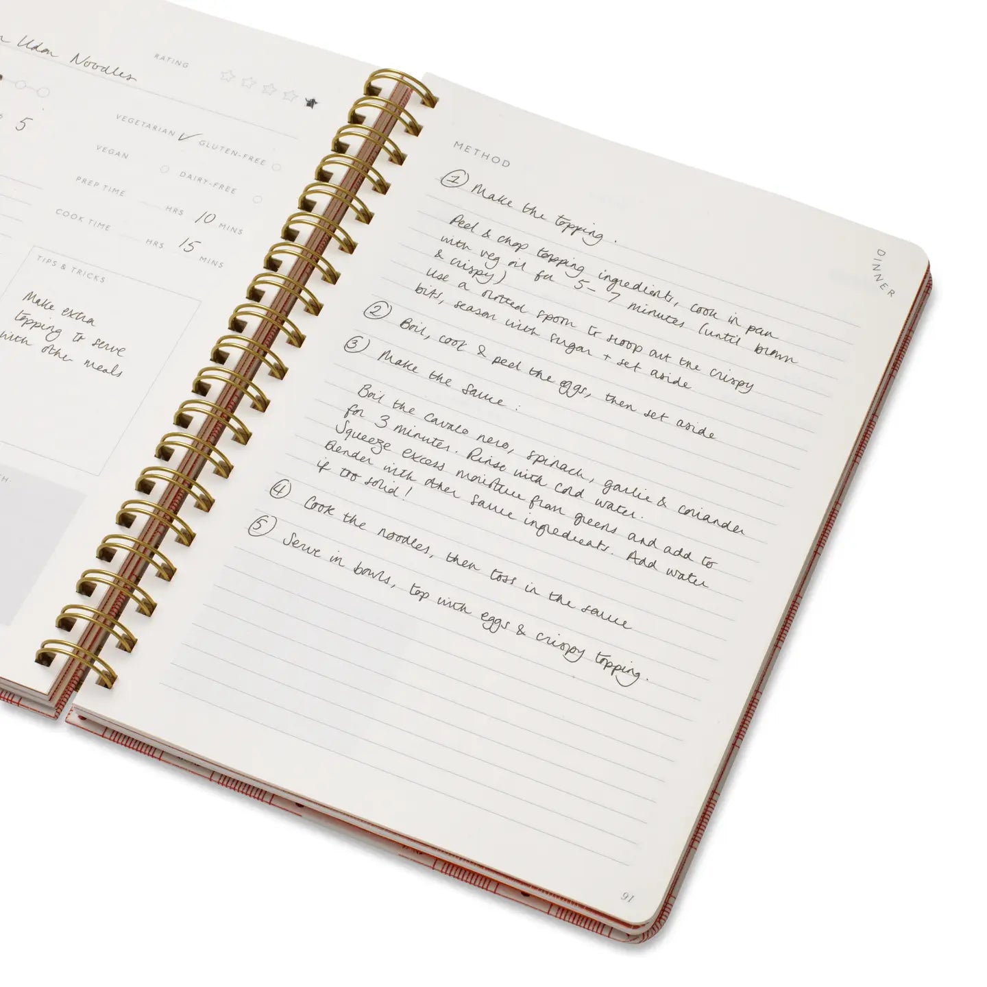 Recipe Journal - Lobster