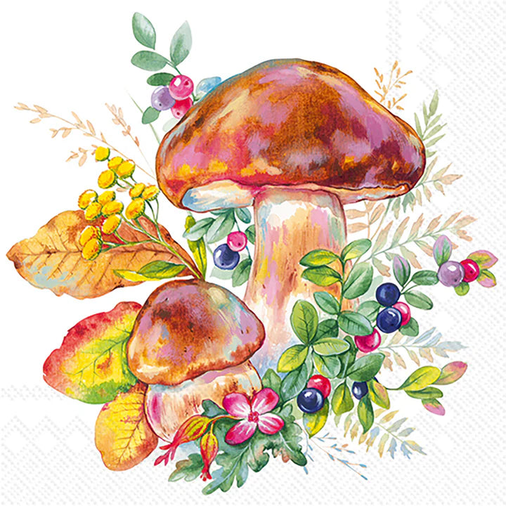 Cocktail Napkins - Mushroom Season