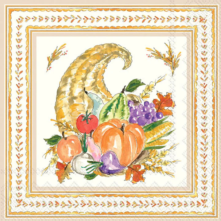 Cocktail Napkins - Cornucopia