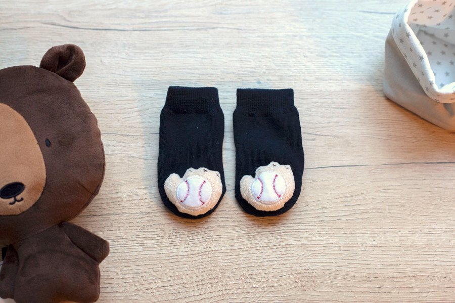 Boogie Toes Rattle Socks - Baseball