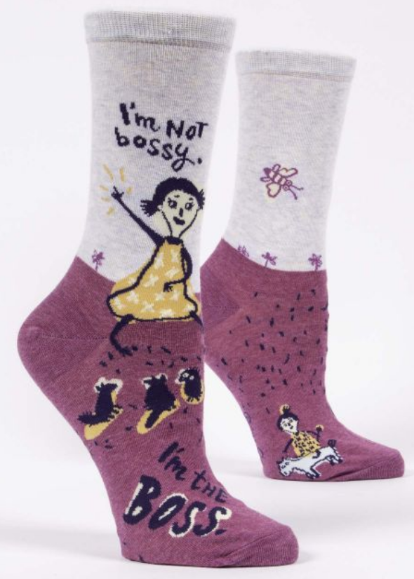 I'm Not Bossy, I'm The Boss Women's Crew Socks