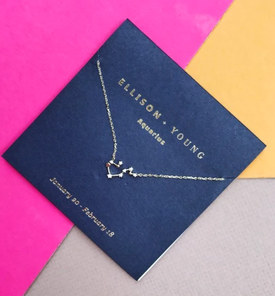 Aquarius Constellation Necklace