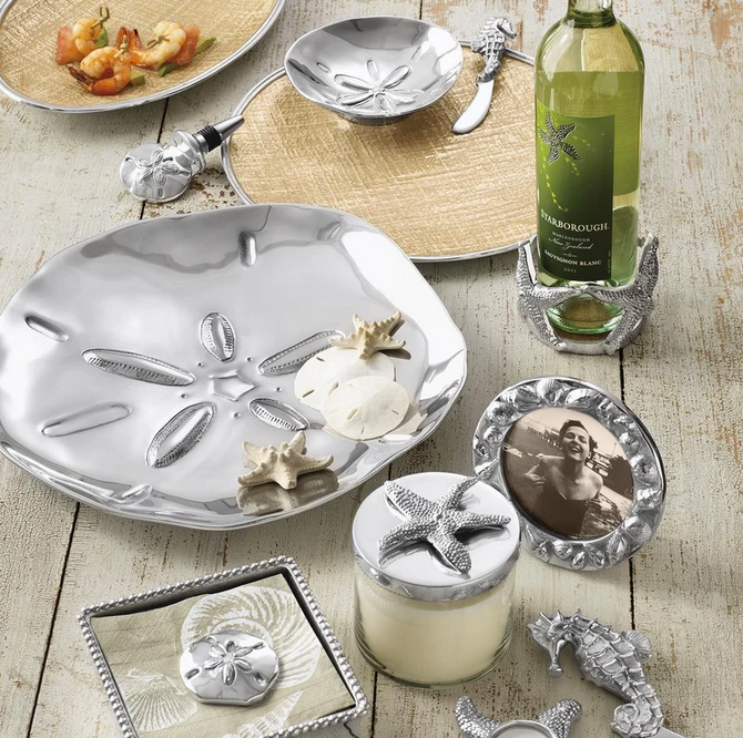 Sand Dollar Canape Plate