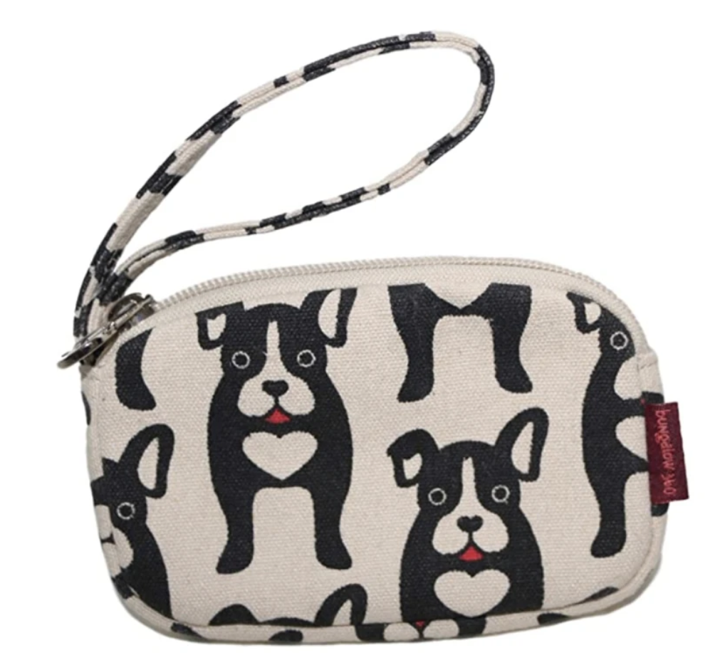 Black Dog Clutch Purse