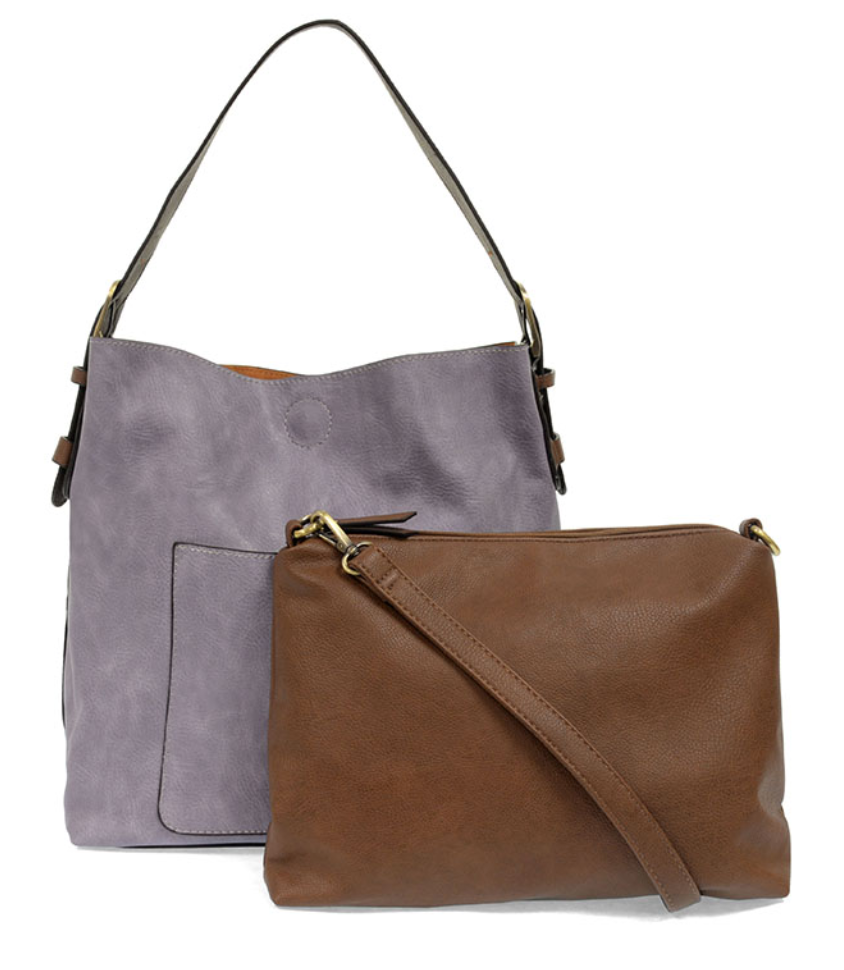Classic Hobo Handbag - Dusty Amethyst