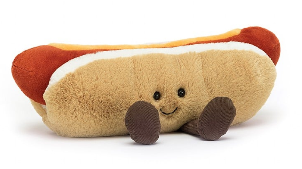Amuseable Hot Dog Plush Toy