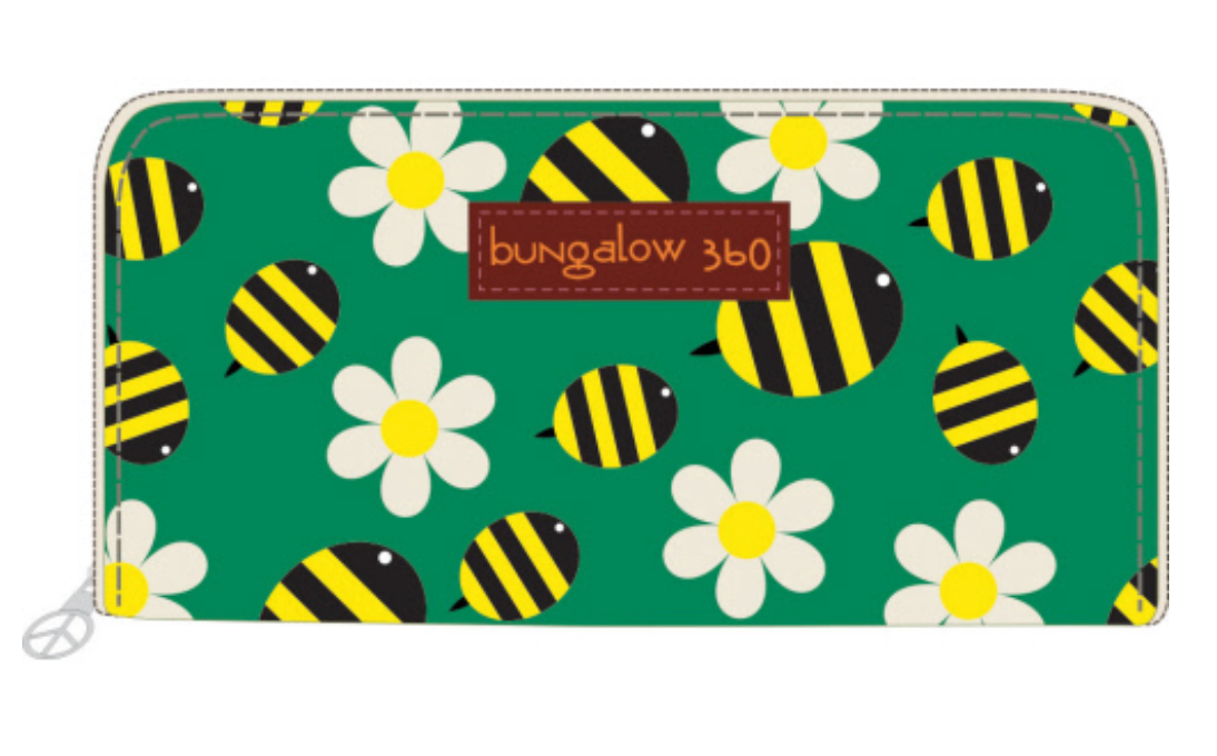 Bumblebee Zip Around Wallet