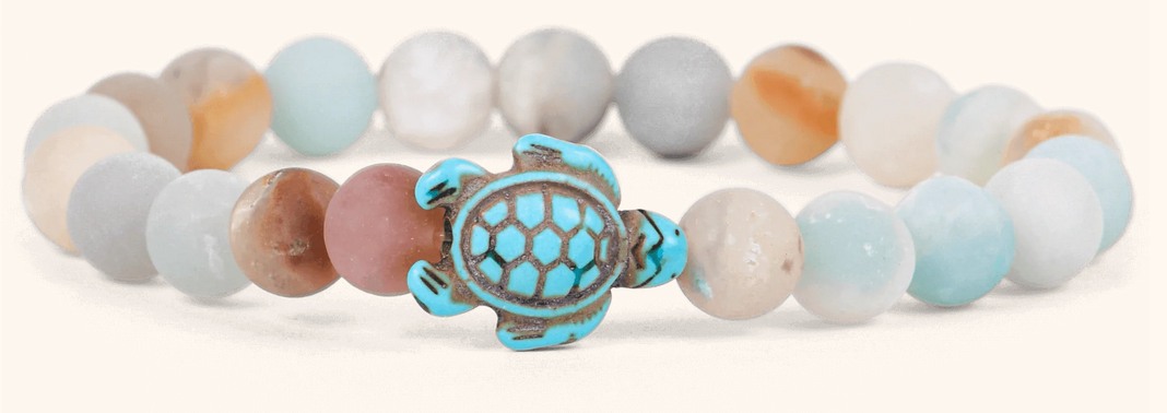 Journey Bracelet - Turtle - Sky Stone