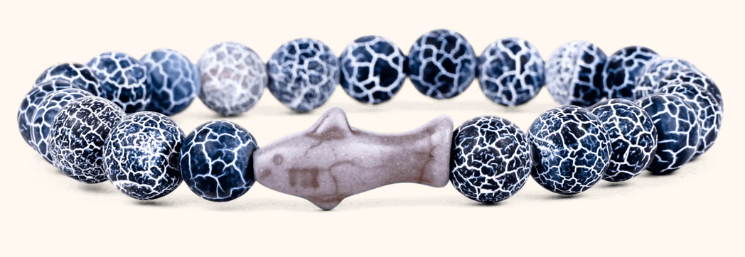 Voyage Bracelet - Shark - Deep Blue