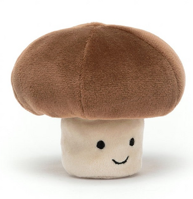 Vivacious Vegetable Mushroom Plush Toy
