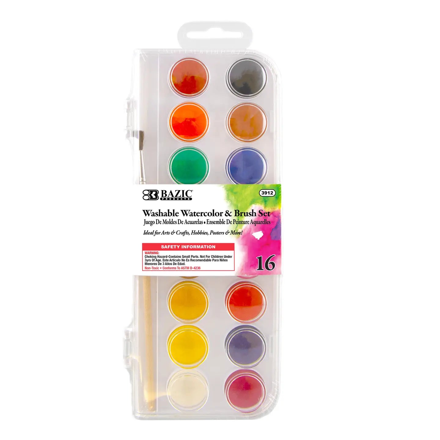 16 Color Watercolor Set