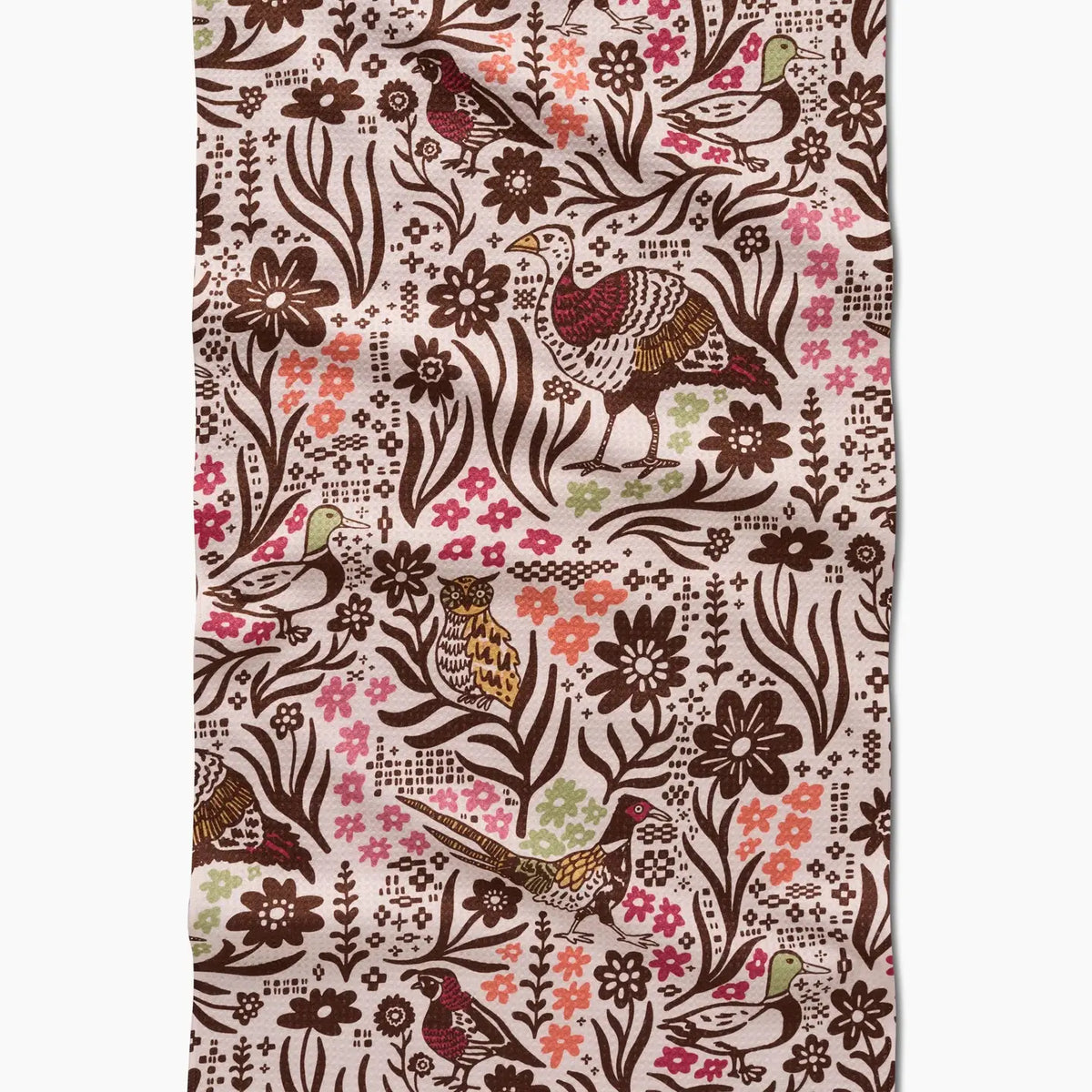 Fall Fowl Tea Towel