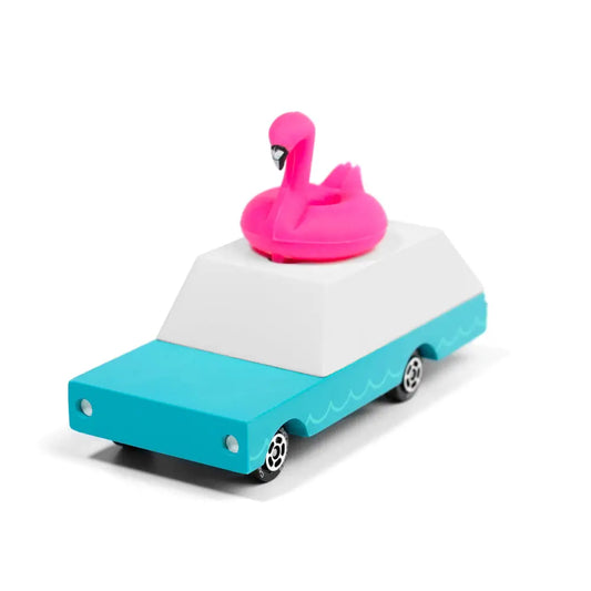 Push Toy - Flamingo Wagon