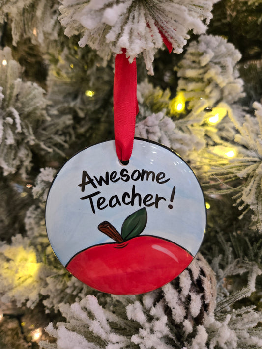 Awesome Teacher Ornament