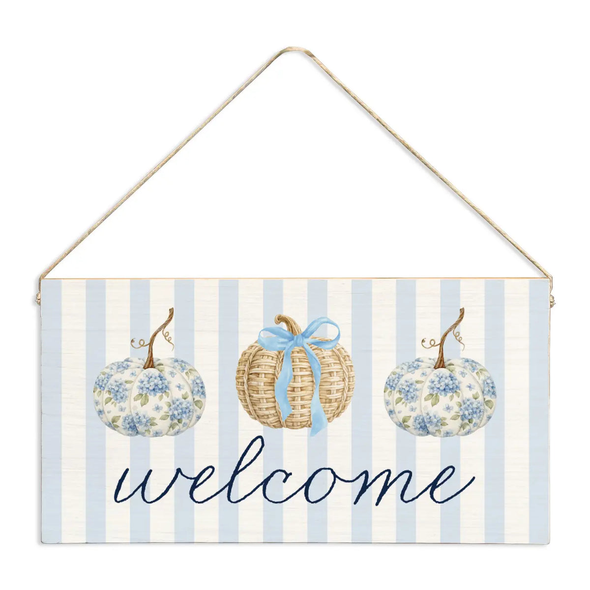 Hanging Sign - Coastal Pumpkin