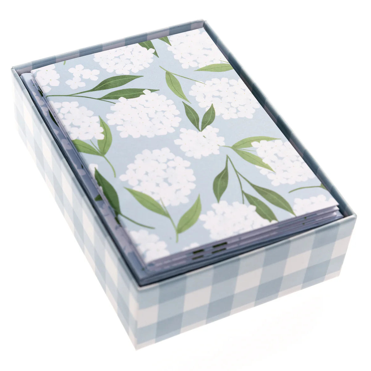 White Hydrangea Boxed Cards