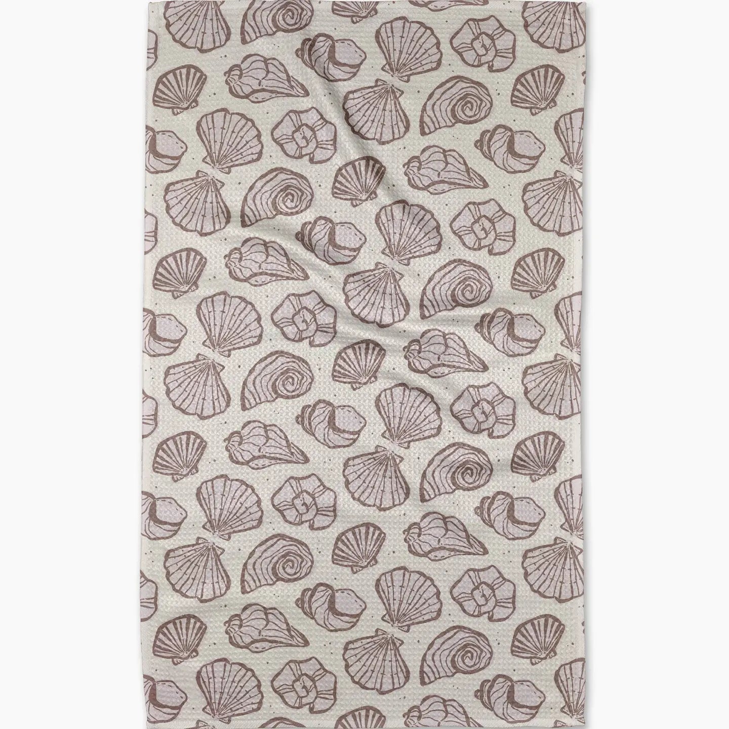 Dish Towel - Retro Coastal Seashells