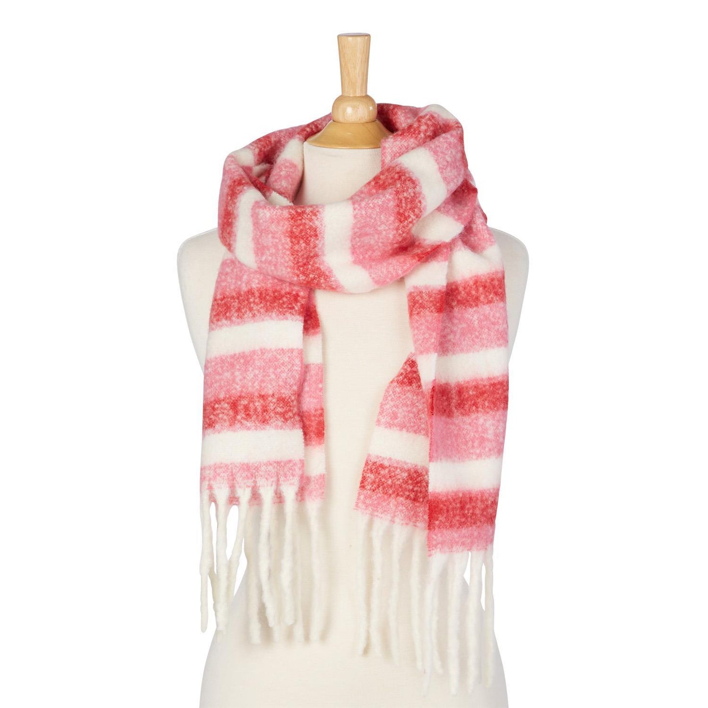 Red Striped Scarf