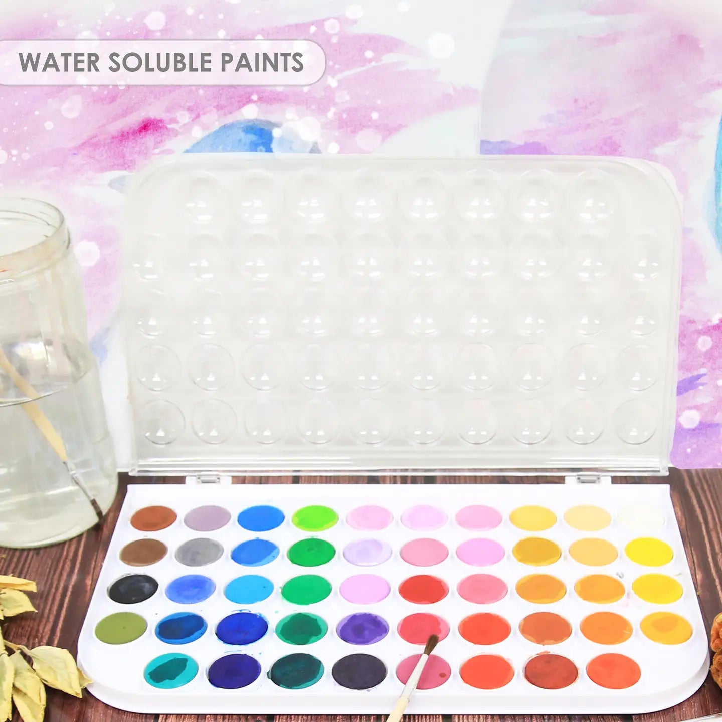 48 Color Watercolor Set