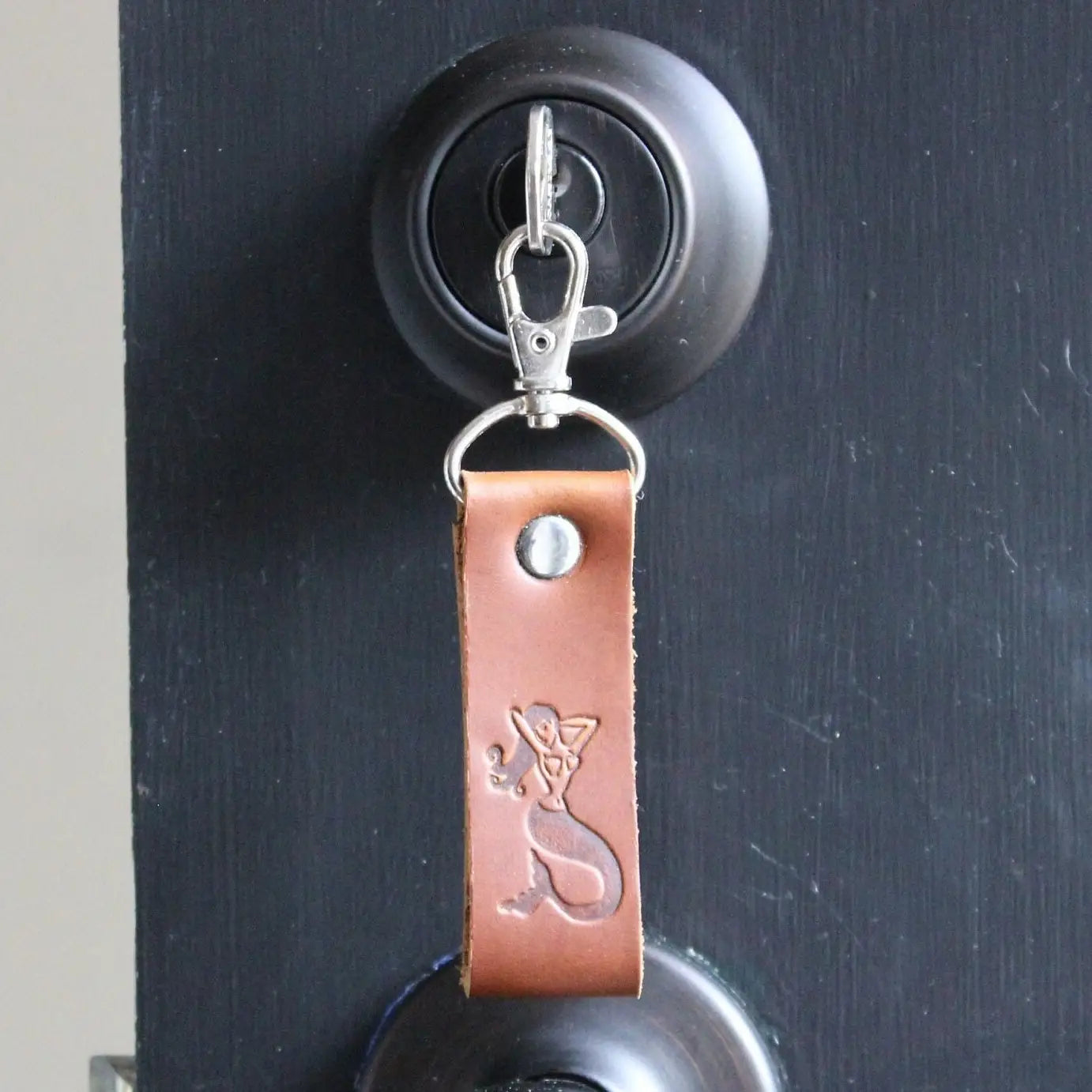 Leather Keychain